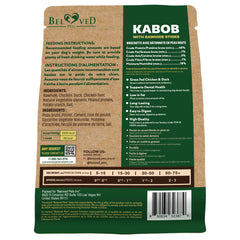 Beloved Pets Rawhide Kabobs twist view highlighting the chew twist for training sessions.