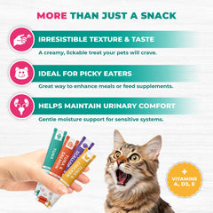 Beloved Pets tuna mix squeeze tube image emphasizing hydration and flavor variety