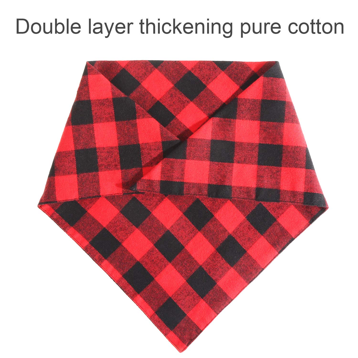Bememo large-size dog bandana worn during a walk for style.
