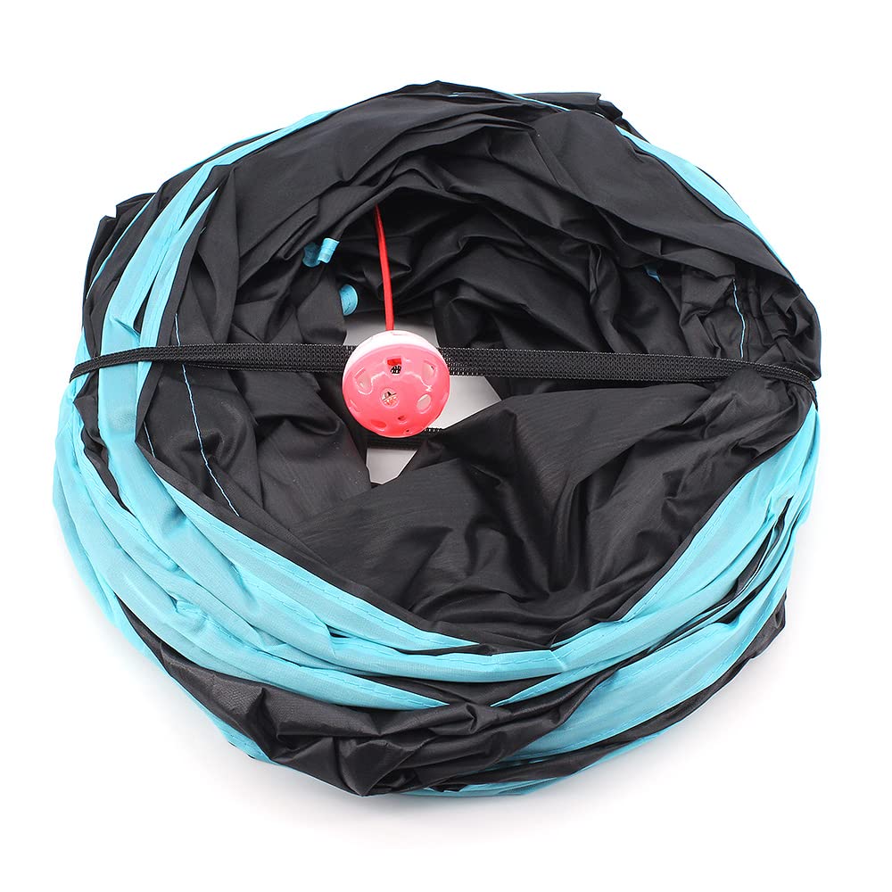 Bemodst cat tunnel portable folded design for travel and storage.
