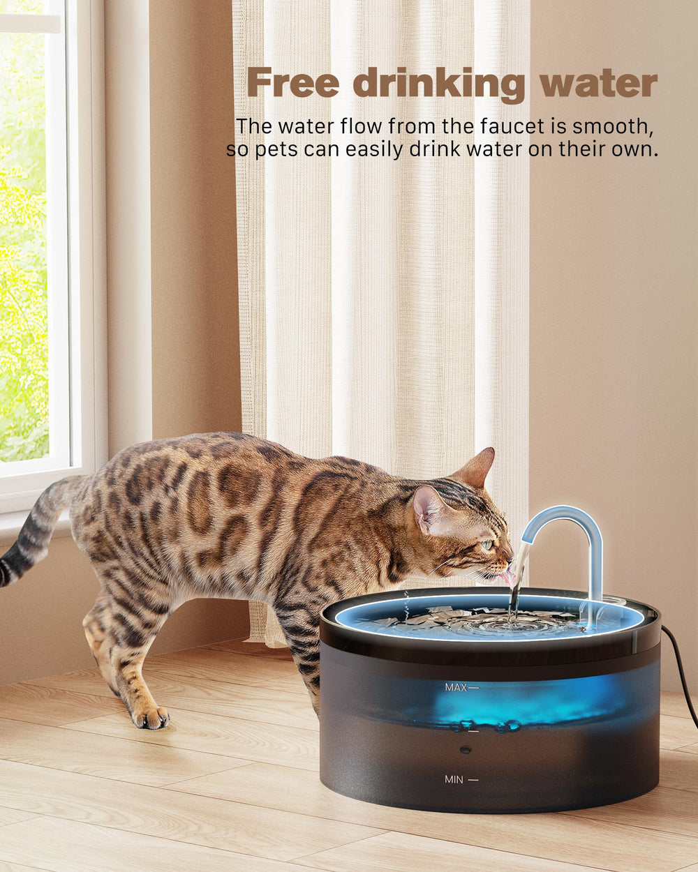 BEMOONY BPA-free plastic promotes pet safety and odor control