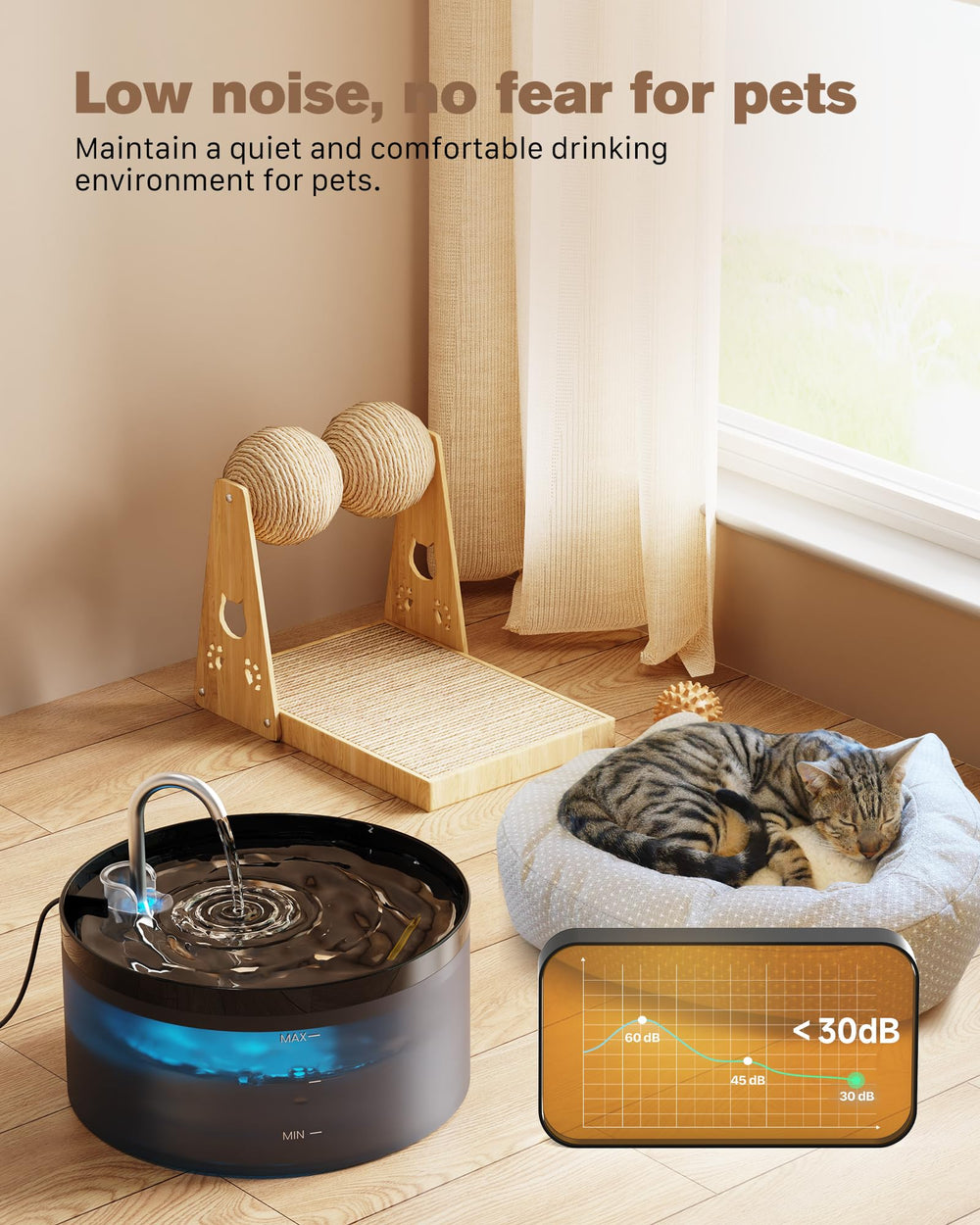 BEMOONY faucet spout attracts cats to drink more readily