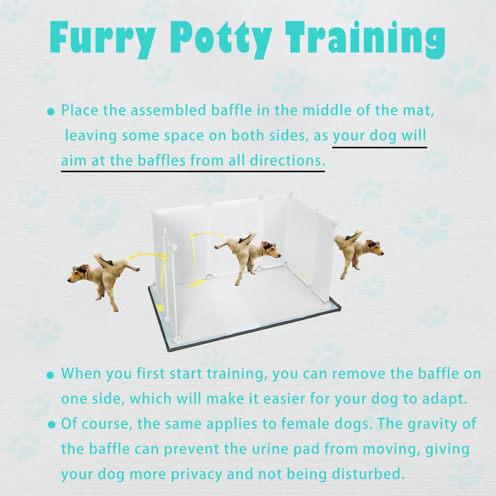 Bencacawinstyle indoor potty for small to medium dogs with easy cleanup