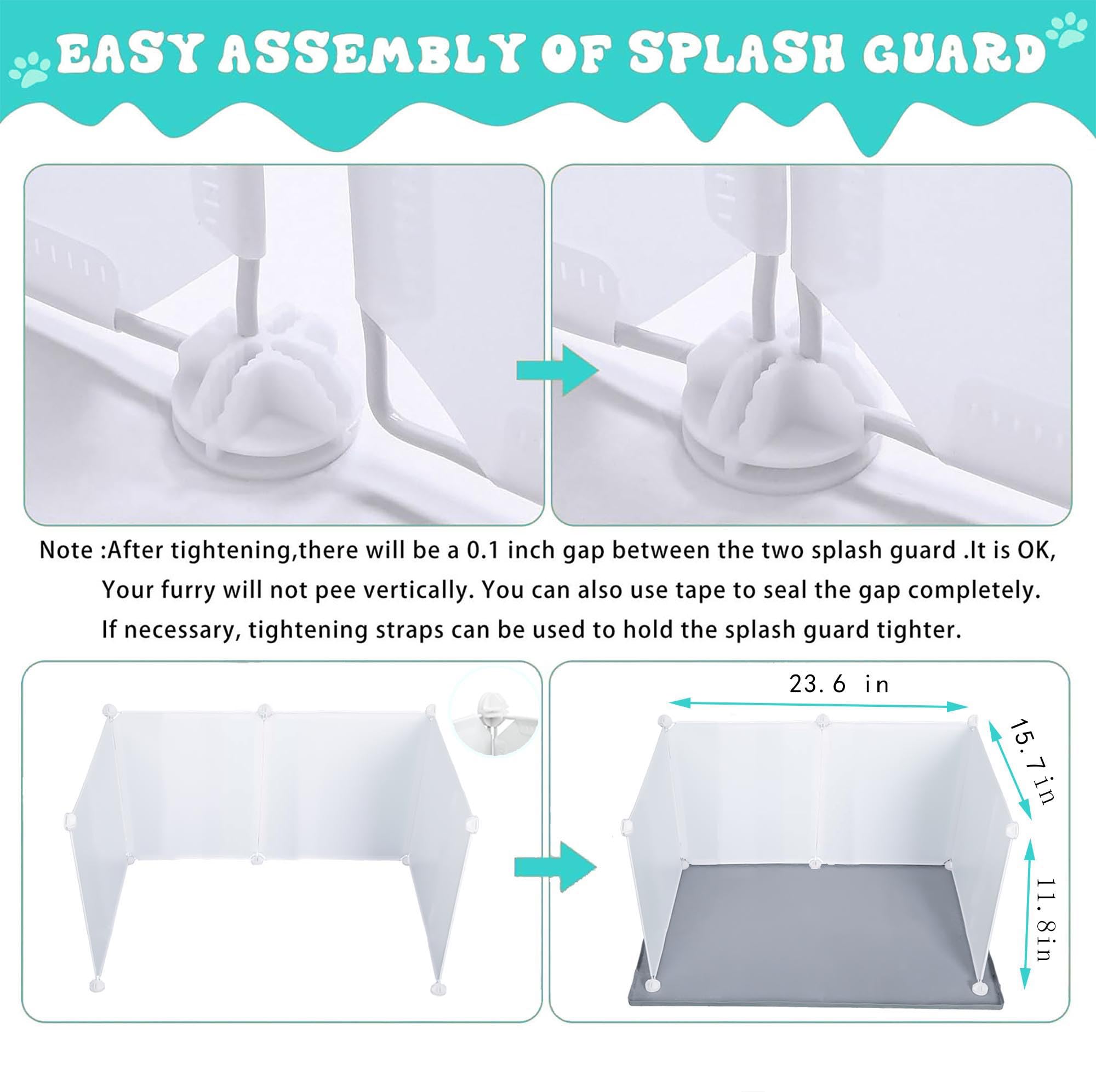 Bencacawinstyle waterproof mat is easy to wipe clean after use