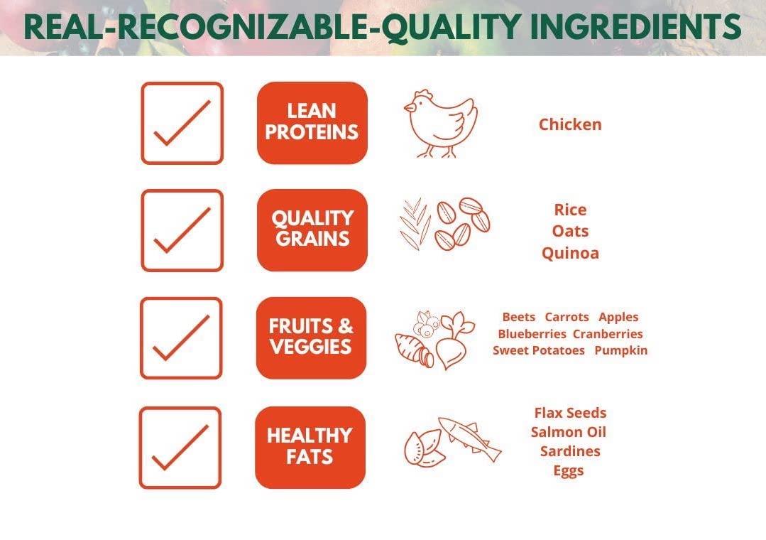 Bench & Field Holistic oatmeal yucca and flaxseed fiber components