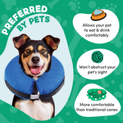 BENCMATE collar inflable resistente a mordidas para perro