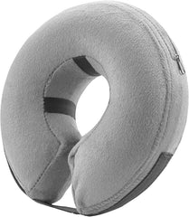 BENCMATE inflatable dog cone collar side view promotes comfort during recovery.
