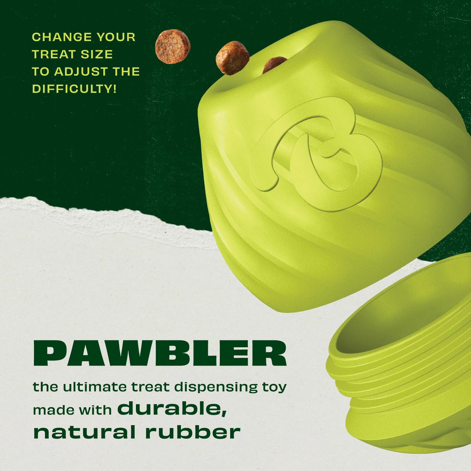Benebone Pawbler is dishwasher-safe for quick cleanup after play sessions.