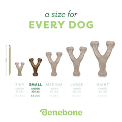 Benebone Wishbone made-in-usa-label: USA-made quality and safety.