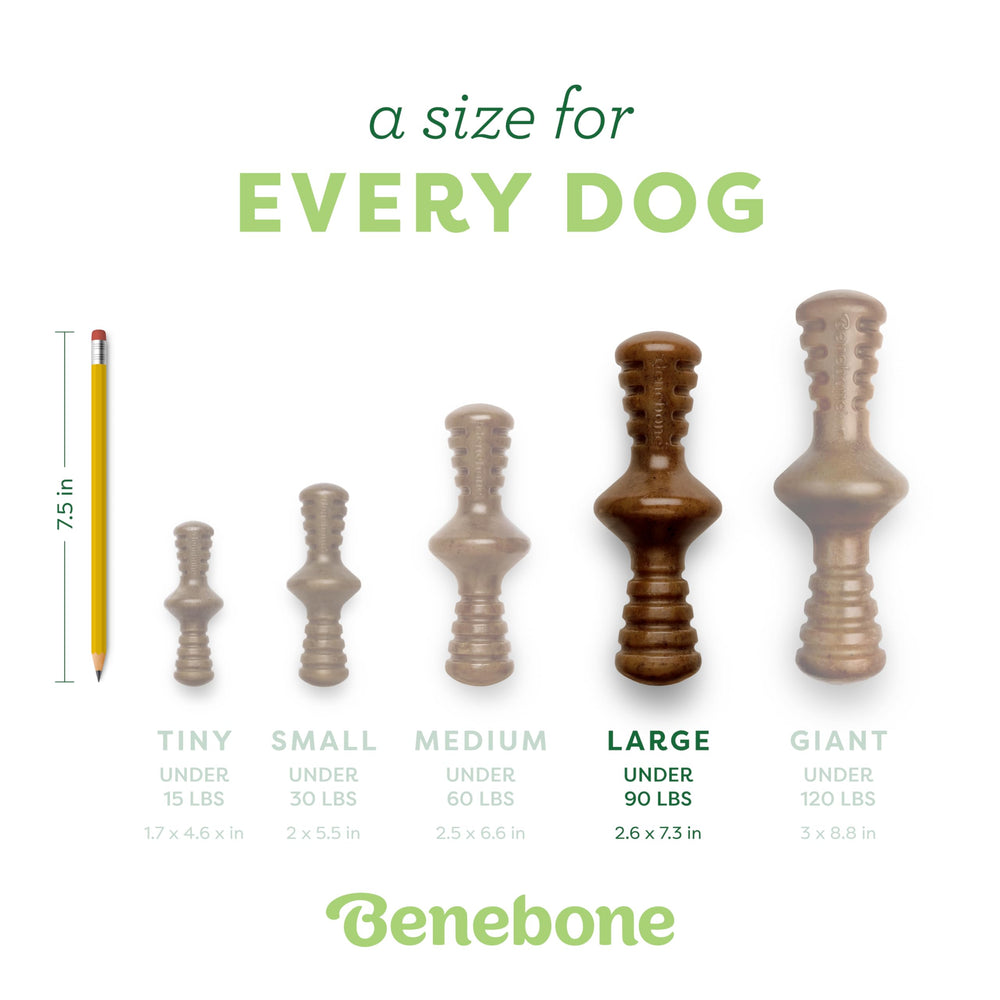 Benebone Zaggler durable nylon for long-lasting chewing