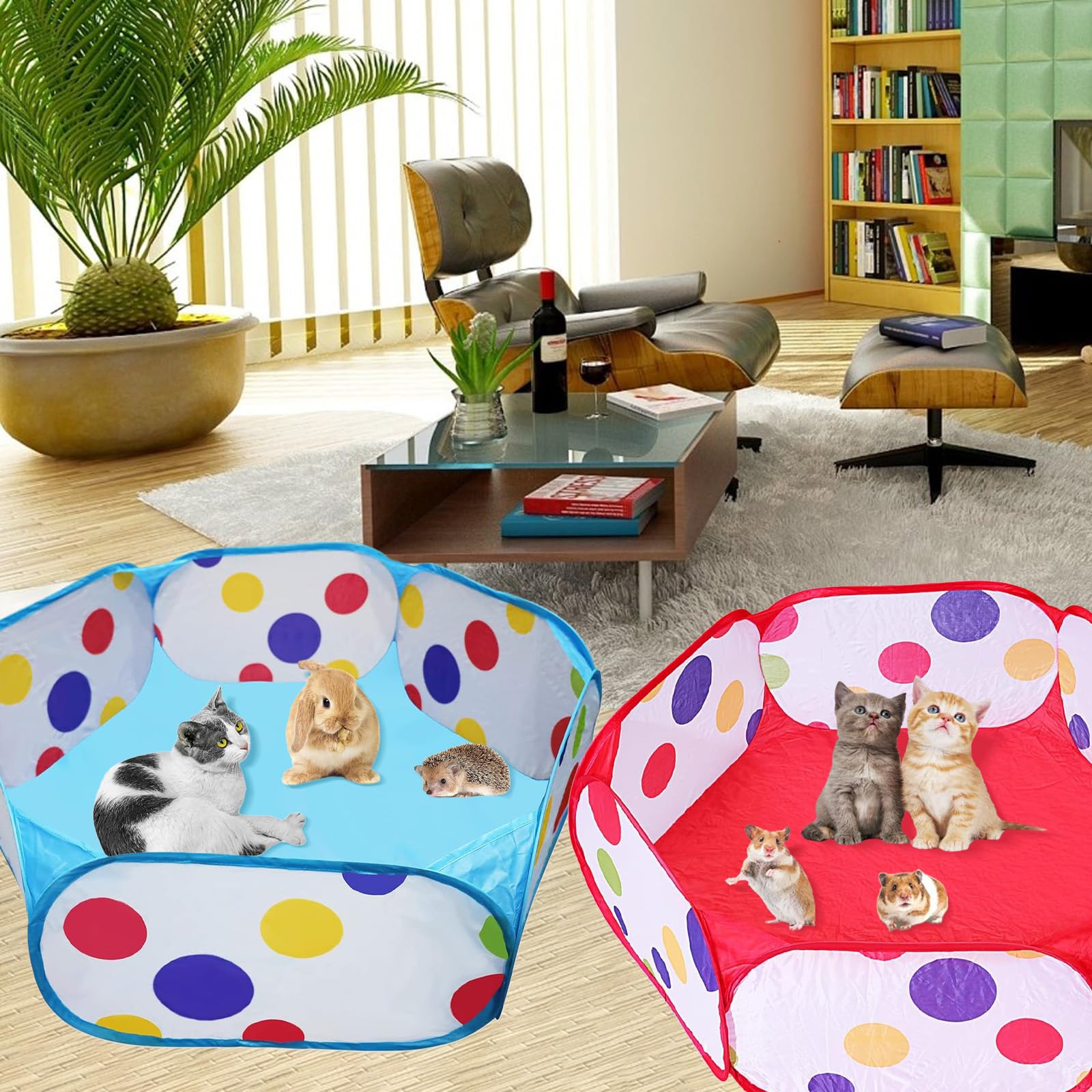 Benepoint playpen keeps pets safely contained while ensuring visibility and airflow.