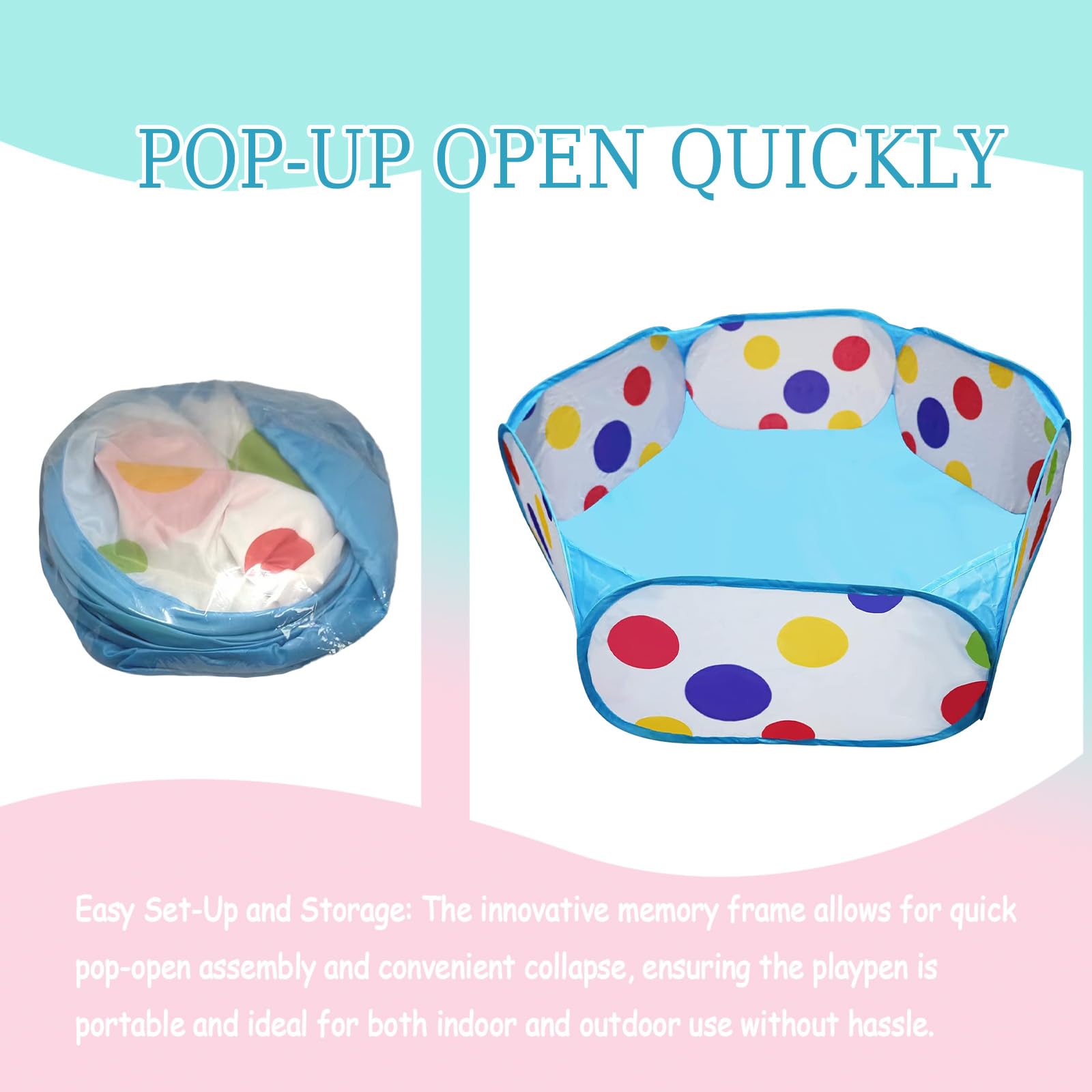 Benepoint waterproof fabric supports light rain protection for outdoor play sessions.