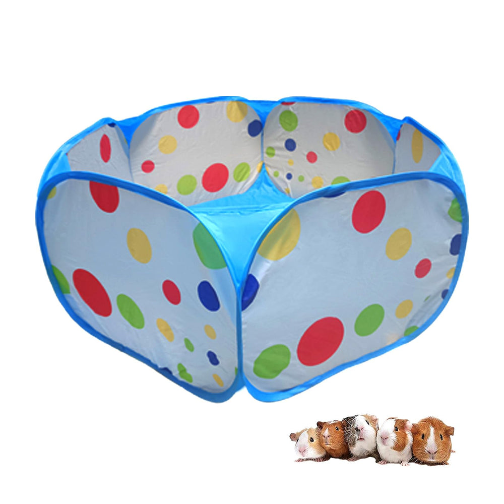 Benepoint small animal playpen setup shows quick pop-open convenience for on-the-go pet care.