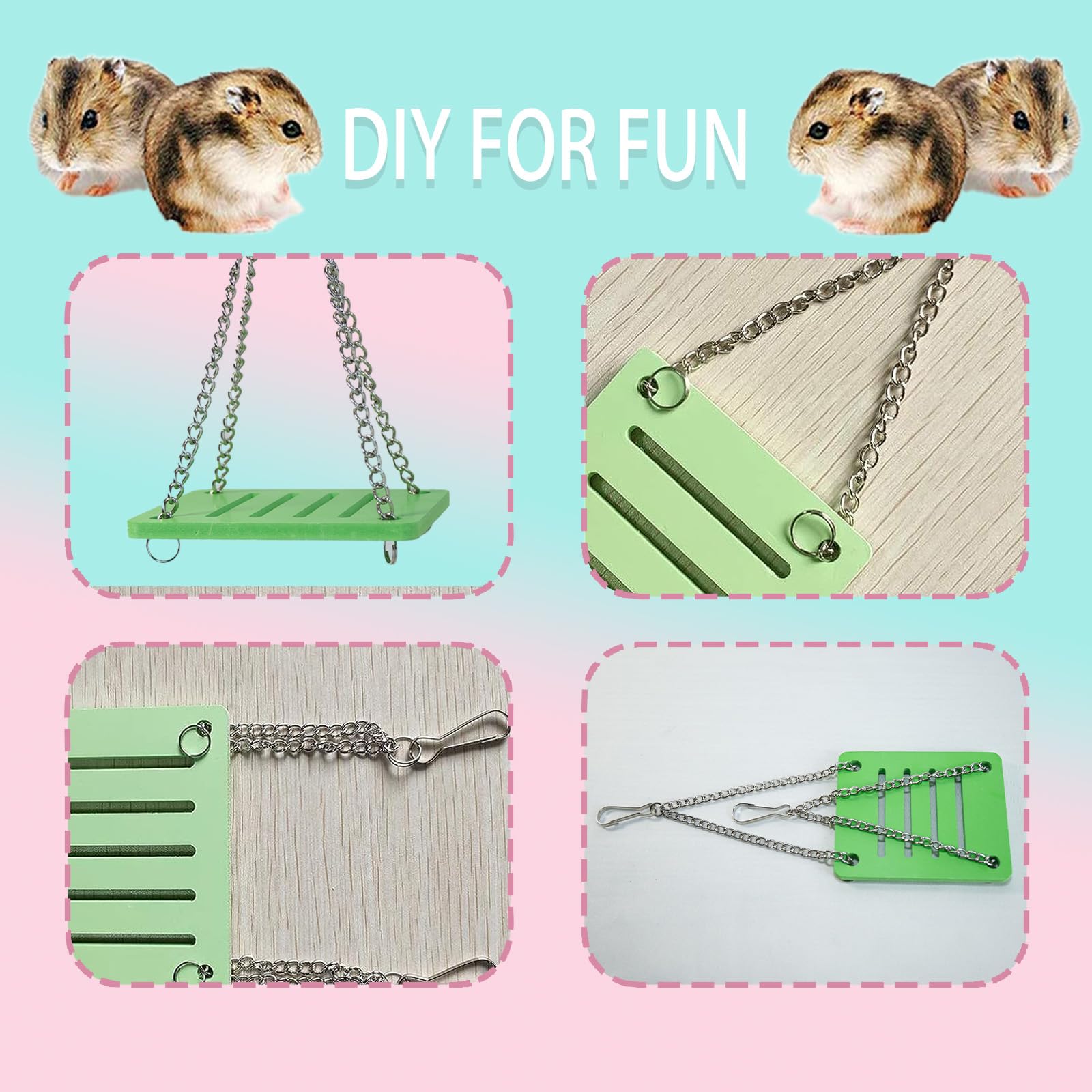 Benepoint small animal toy pieces ready for DIY configuration and enrichment.
