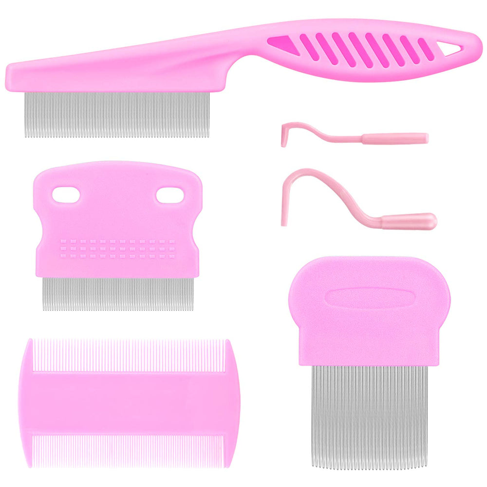 BENSEAO grooming set teeth closeup shows fine stainless steel teeth for tangles.