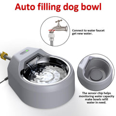 BENTOPAL dog water fountain USB powered with 2 meter cable installation