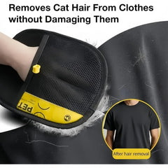BEOWUI Purepath glove on car seats for quick fur cleanup and easy maintenance.