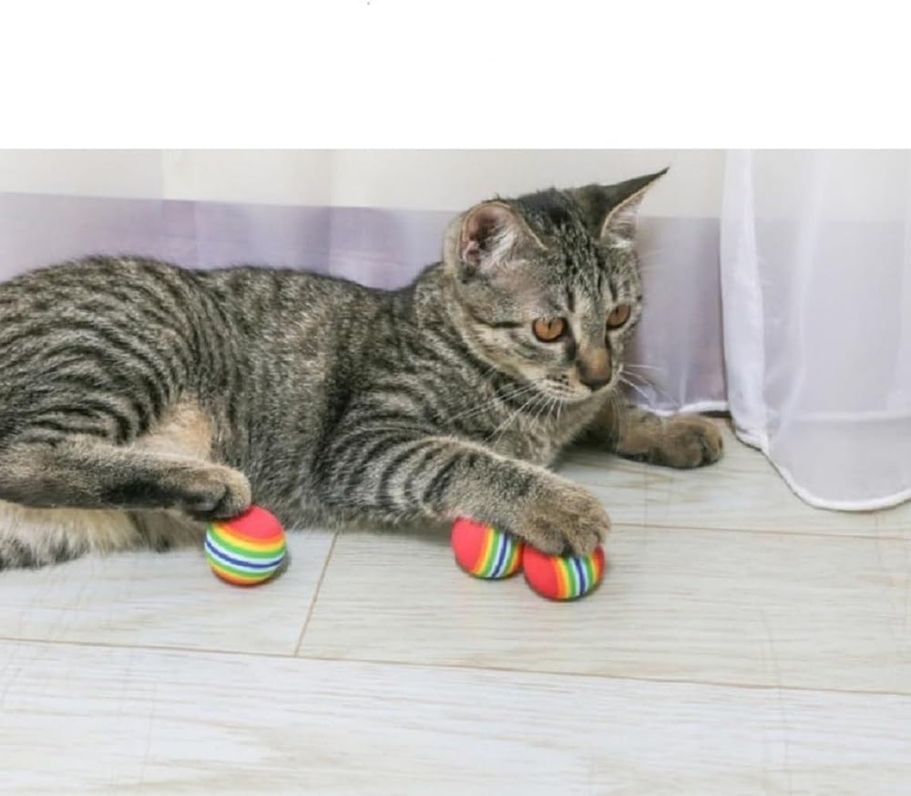 Bepets cat toy balls safe EVA foam for gentle play sessions