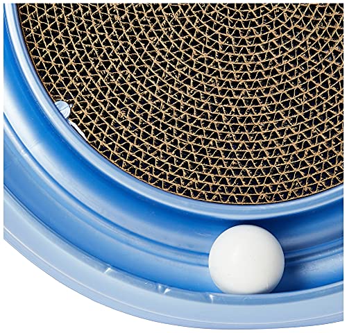 Bergan Coastal Pet Turbo Scratcher 16-inch diameter offers large scratch space.