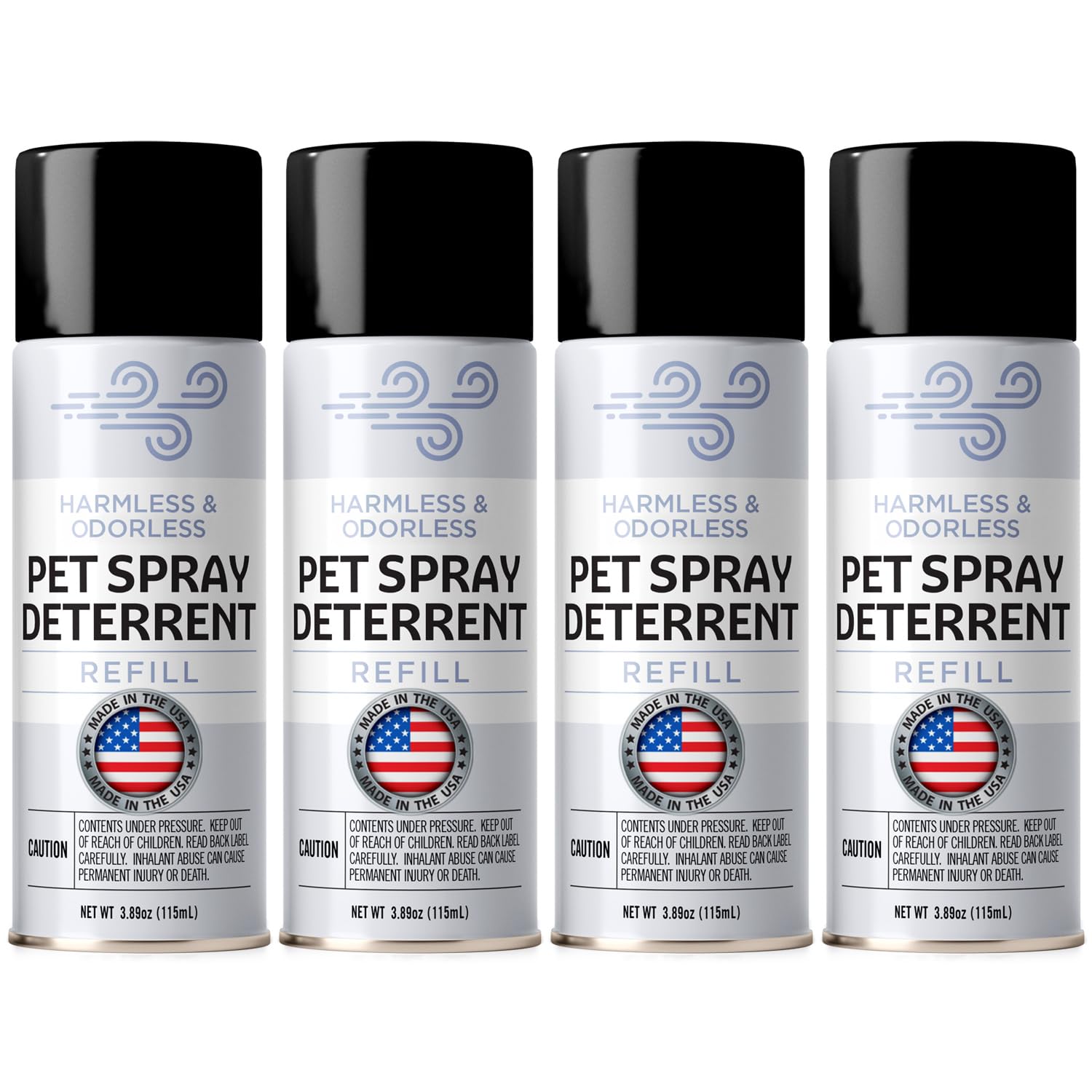 Berkland ssscat refill 4-pack ready for PetSafe system, convenient pet-safe deterrent.