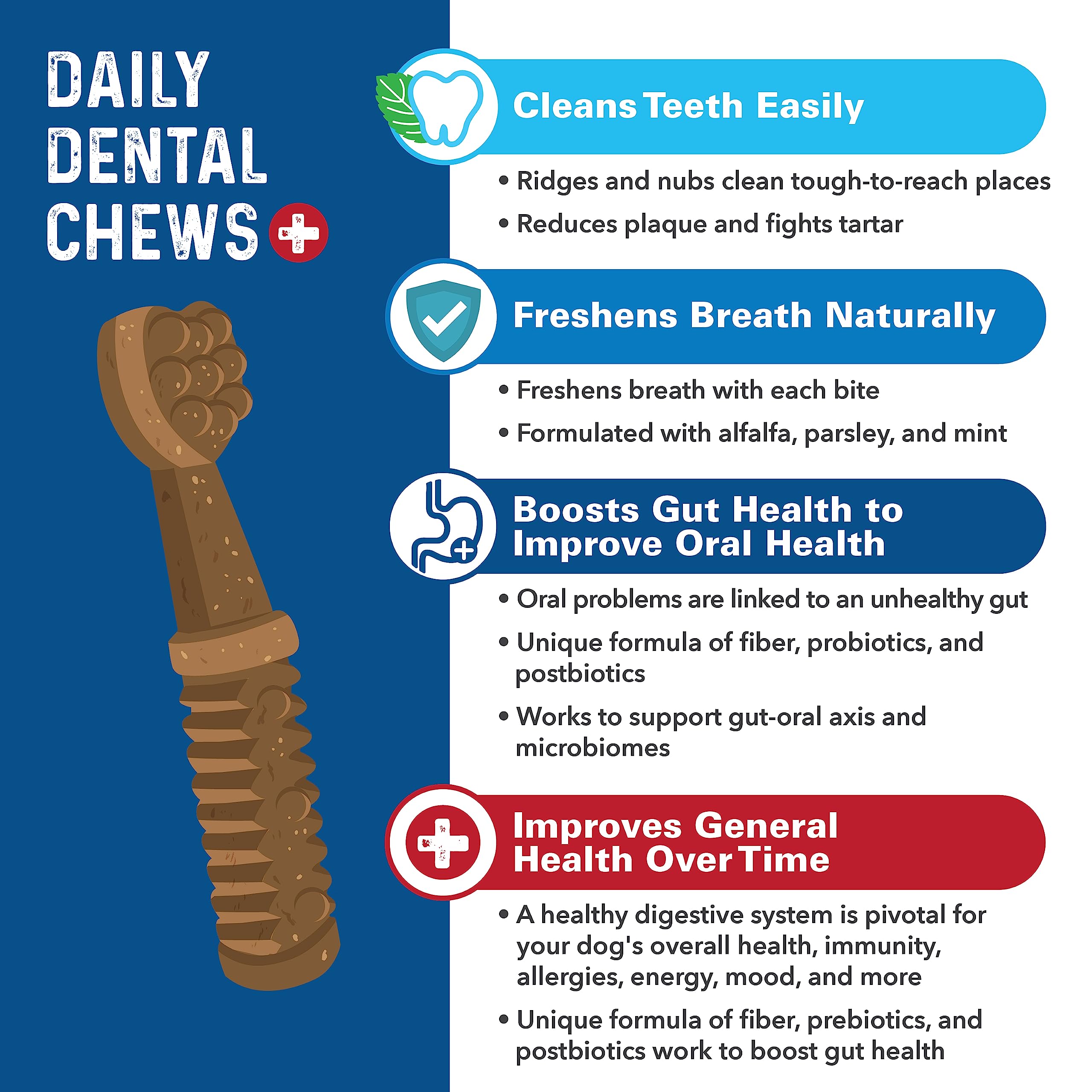 Bernie's Charming Chompers dog-chewing scene demonstrates enjoyable dental routine.