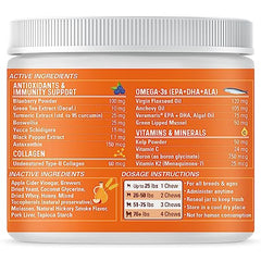 Bernie's Healthy HIPS soft chews closeup showing tasty texture for joint care.