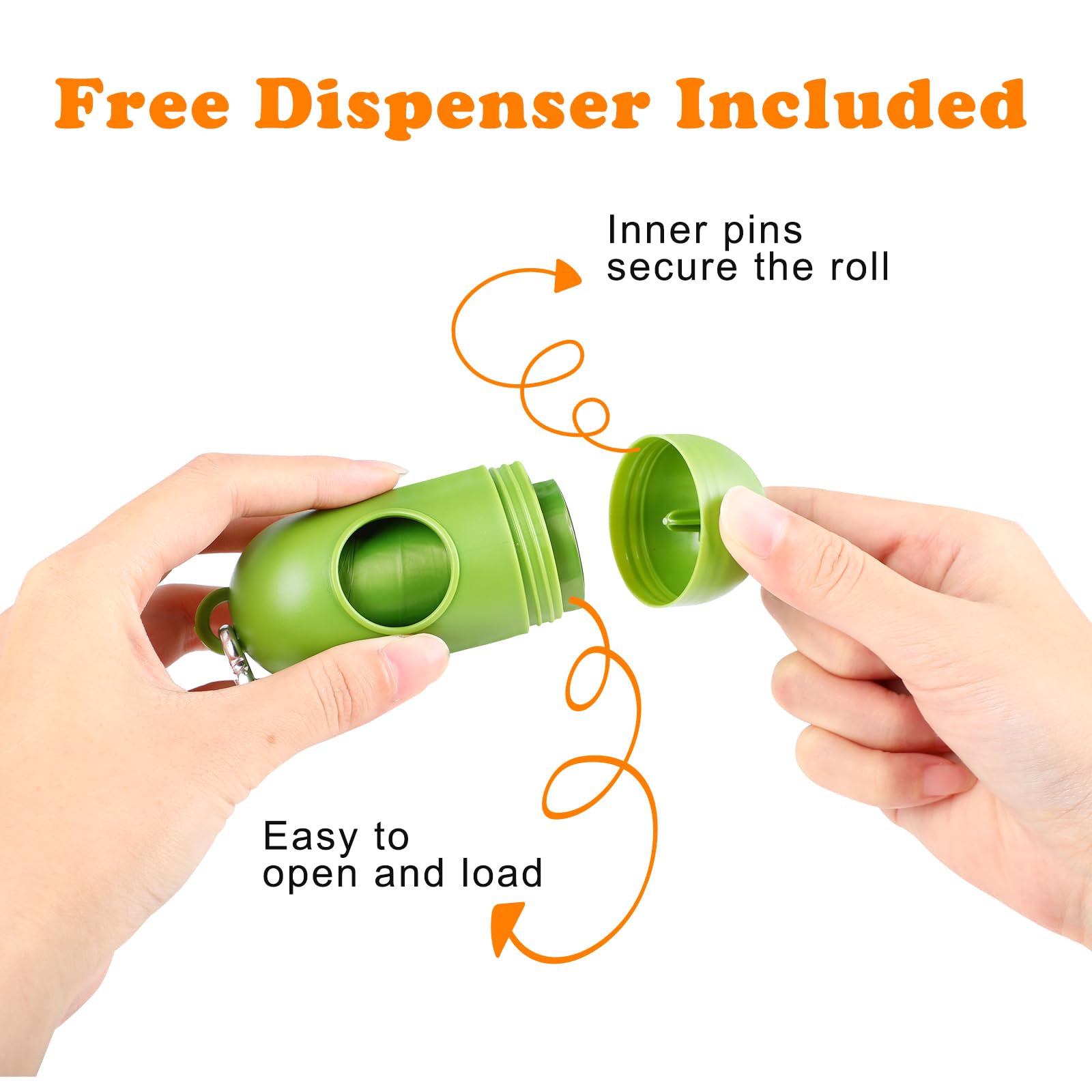 Beshula large 23x33 cm poop bags for big messes