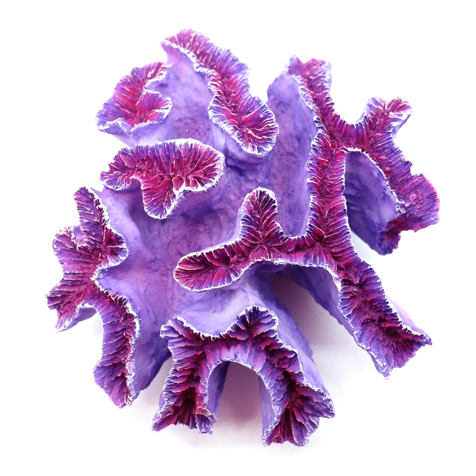 Besimple purple coral ornament ready for garden or landscape accents.