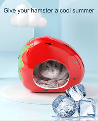 Besimple hamster hideout feeding-bottle design doubles as a cozy shelter and play space