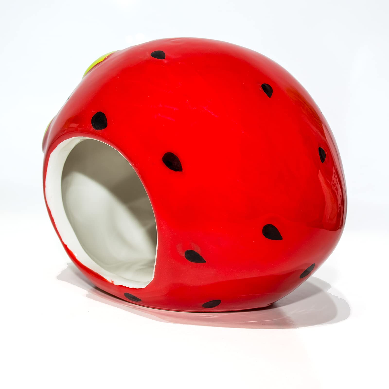 Besimple hamster hideout strawberry shape creates a cute private nap spot and play decor