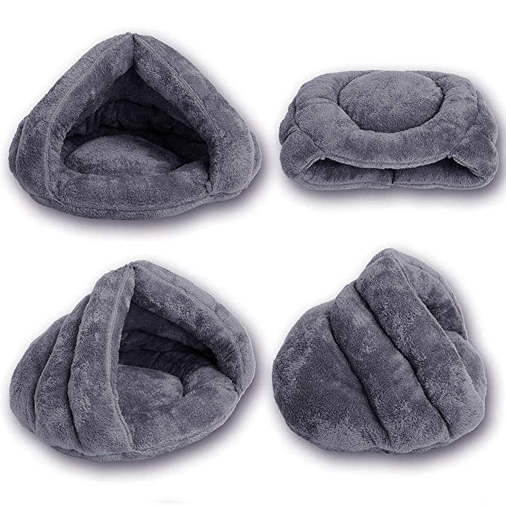Beskie Pet Tent Cave Bed anti skid base keeps bed in place on floors.