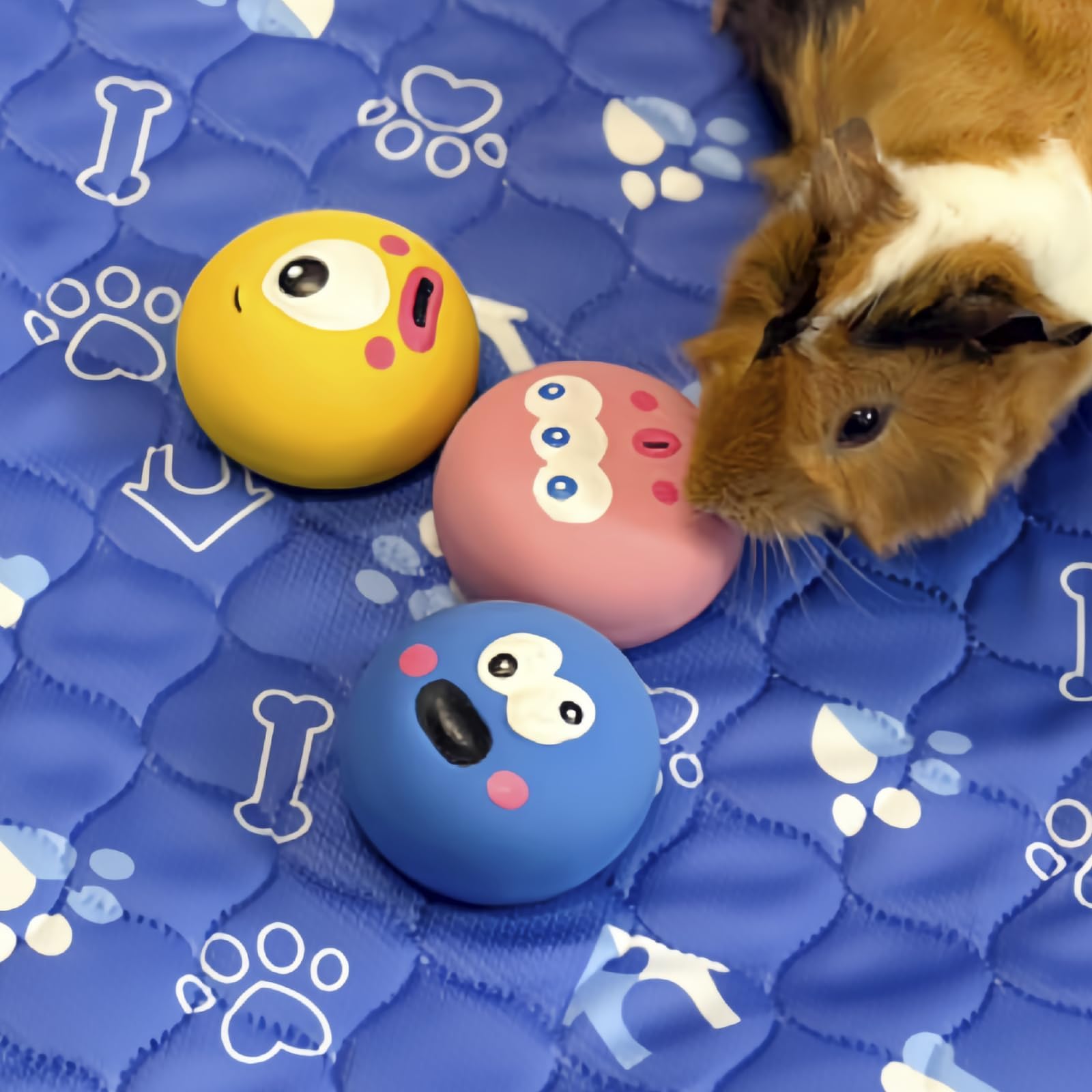 BESNEW 2.36-inch diameter ball fits ferrets and small dogs for versatile play.