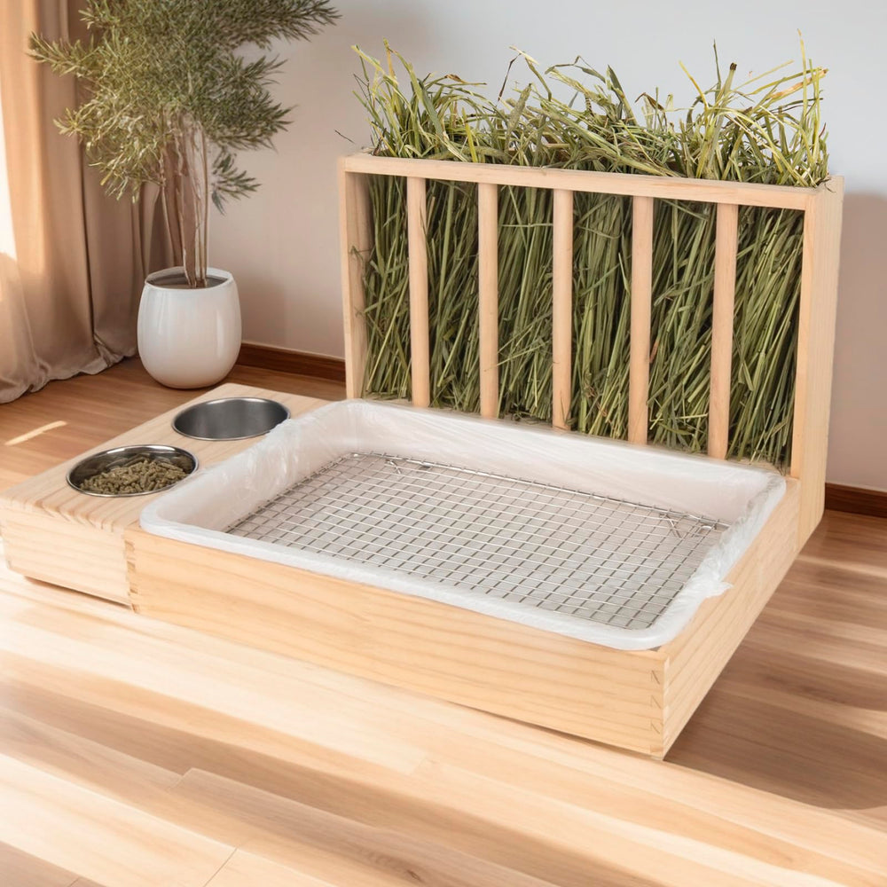 BESNEW versatile 3 in 1 unit fits rabbits, guinea pigs, and chinchillas in homes