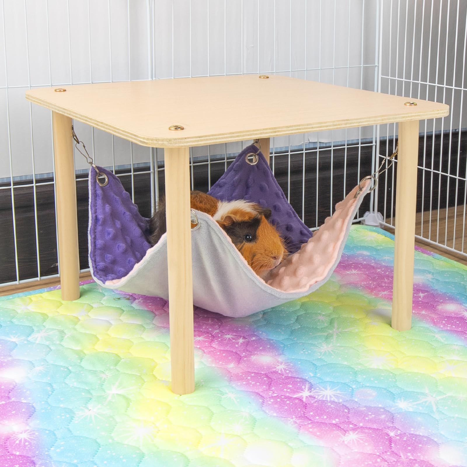 BESNEW gift ready guinea pig hammock packaging suggests a thoughtful small pet gift.