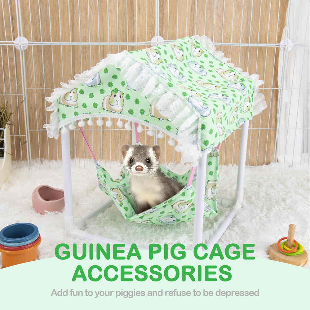 BESNEW guinea pig hammock cute print design adds charm to play area