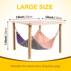 BESNEW guinea pig hammock metal hook demonstrates secure spring connection.