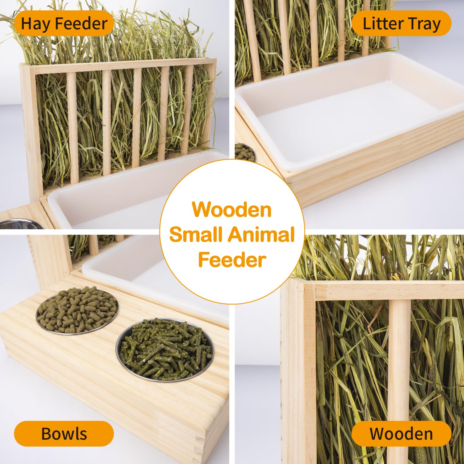 BESNEW integrated feeding unit keeps habitats neat and organized.