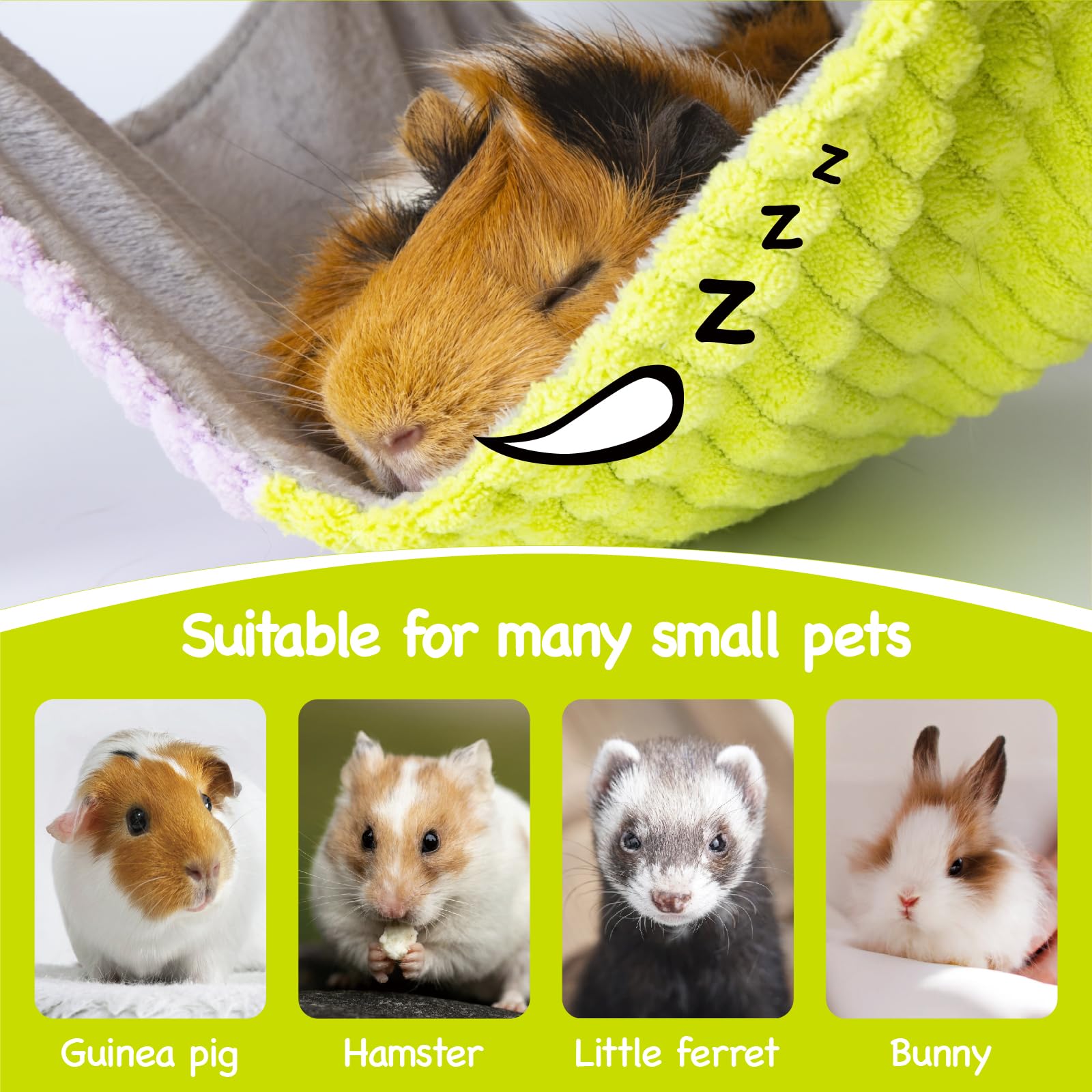 BESNEW natural wood construction delivers durable, safe enrichment for little pets.