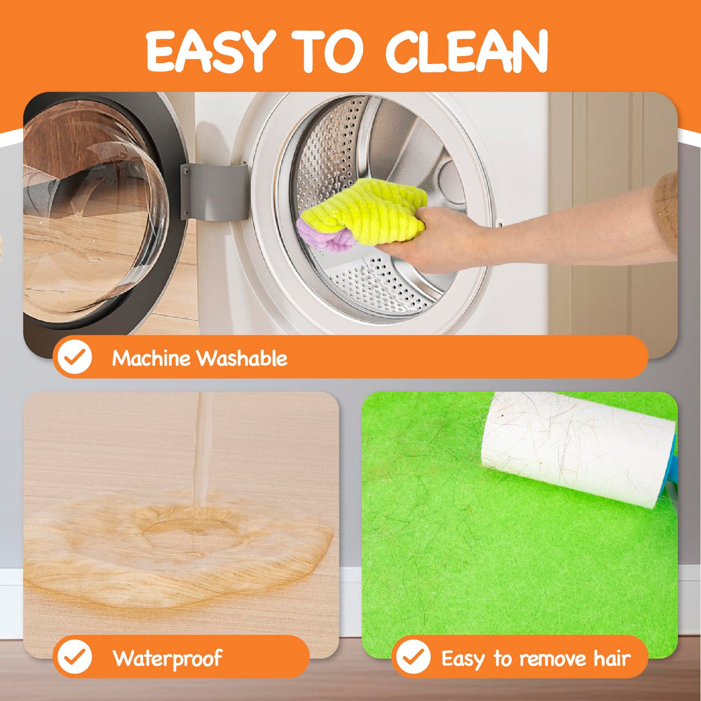 BESNEW natural wood thickened felt surfaces feel safe and durable.