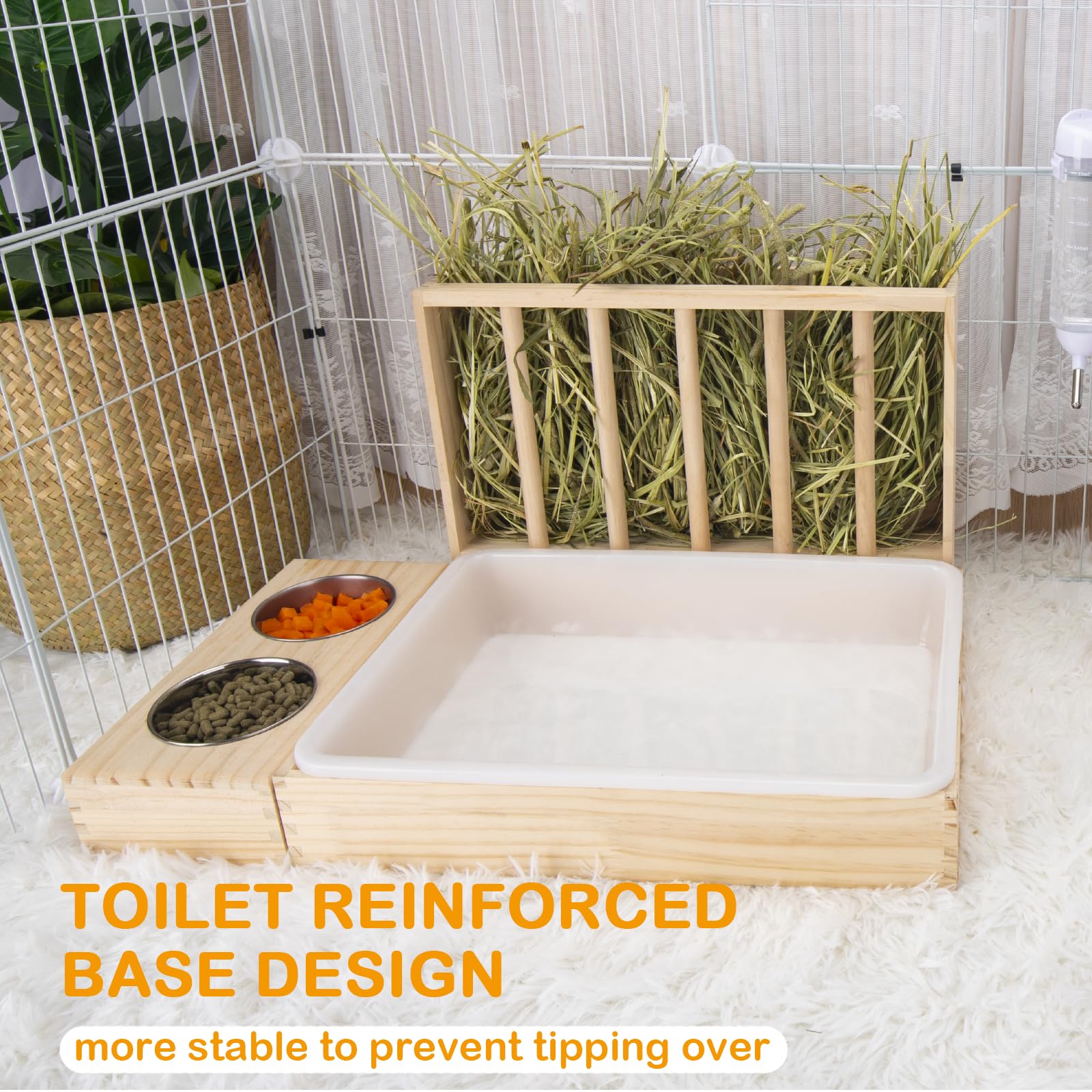 BESNEW versatile multi-animal housing supports guinea pigs, chinchillas, rabbits, and more.