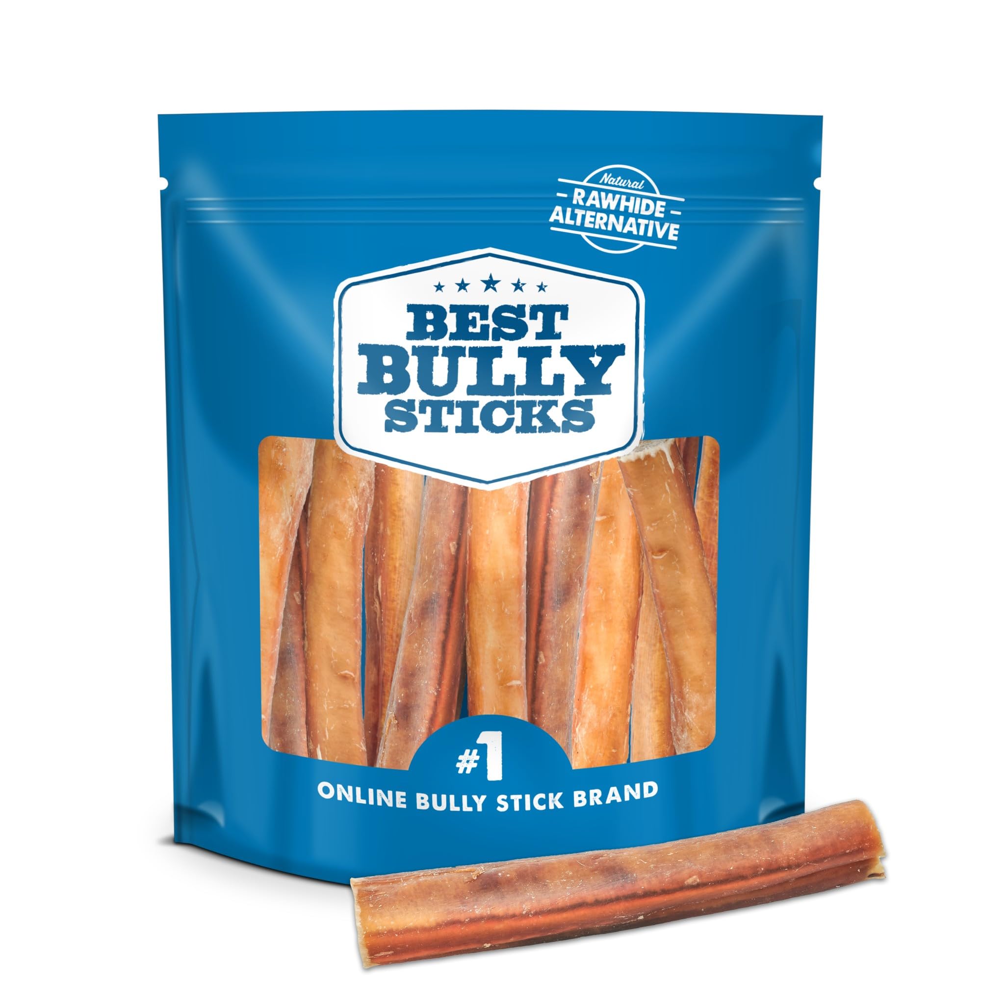 Best Bully Sticks 6-inch jumbo chew for large dogs promotes extended chewing and satisfaction