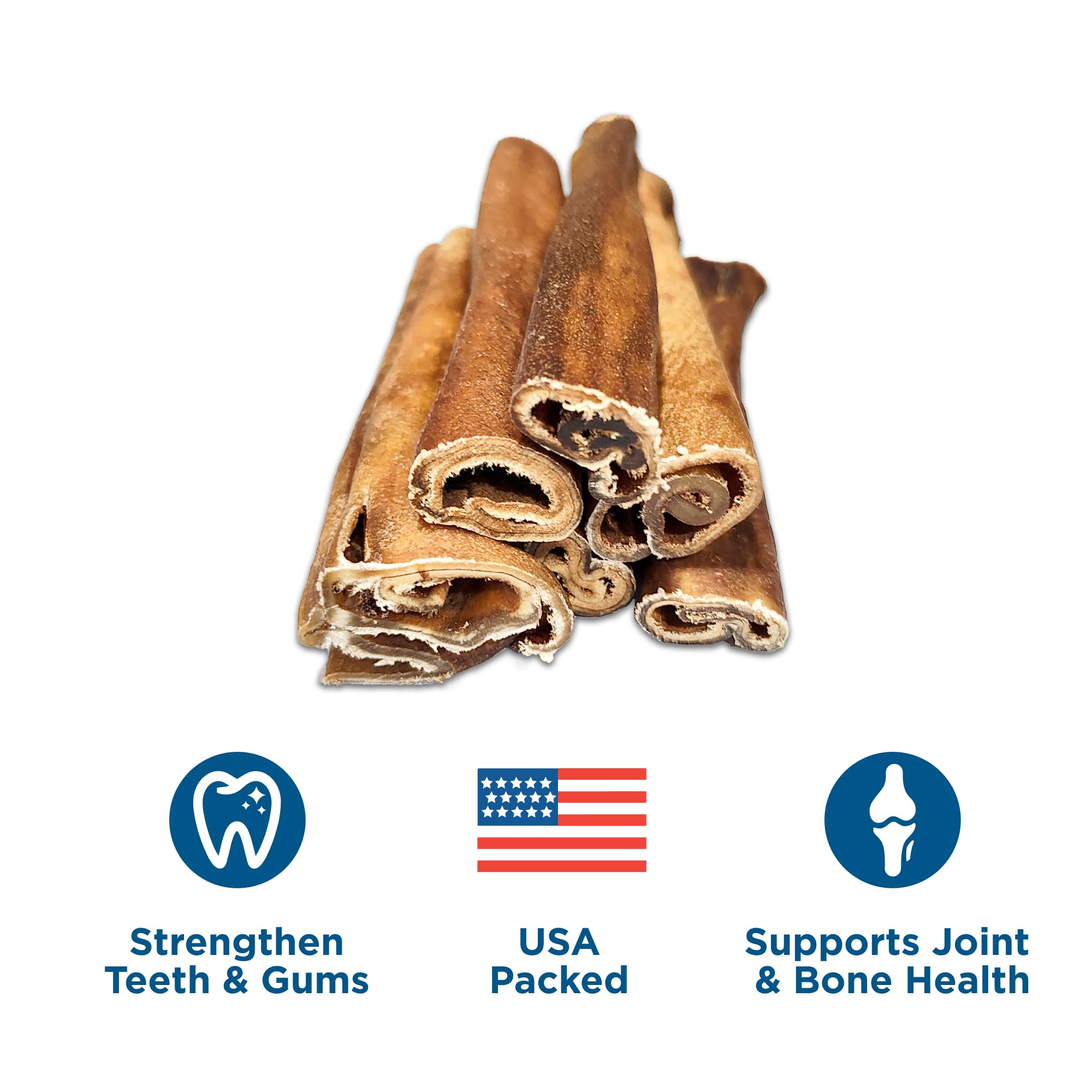 Best Bully Sticks 6in collagen stick dog eating time highlighting joint and coat support