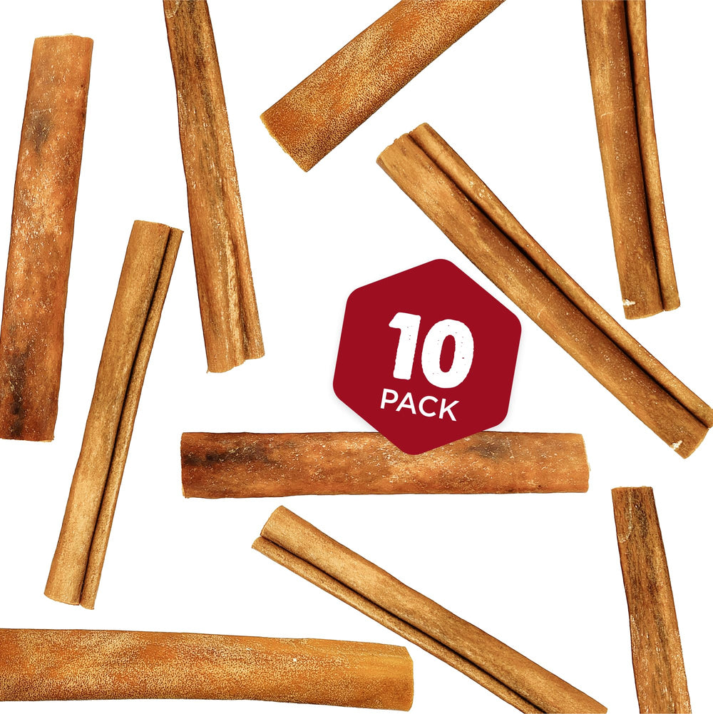 Best Bully Sticks 6in collagen stick package reveals odor-free, tasty alternative to rawhide