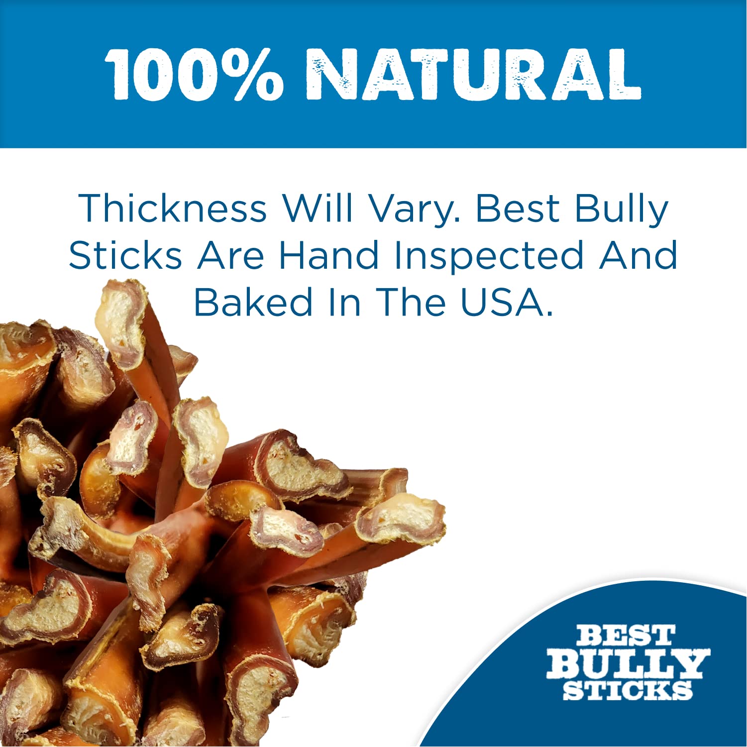 Best Bully Sticks 6inch in-mouth chew close-up highlights dental-friendly action