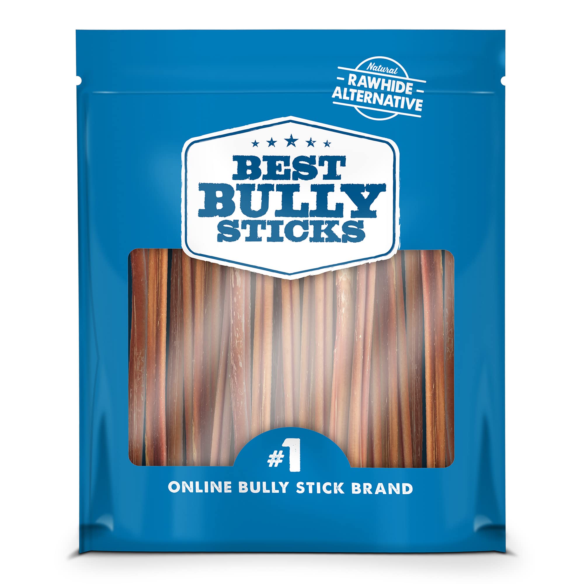 Best Bully Sticks 6 Inch Thin closeup—natural, grain-free chew for small dogs