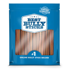 Best Bully Sticks 6 Inch Thin closeup—natural, grain-free chew for small dogs