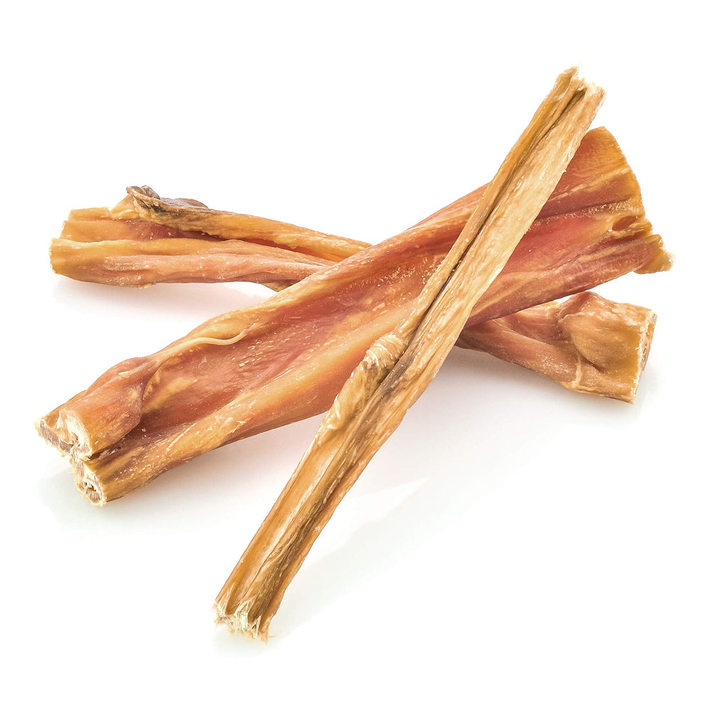 Best Bully Sticks beef bladder sticks free-range beef and naturally digestible chew.