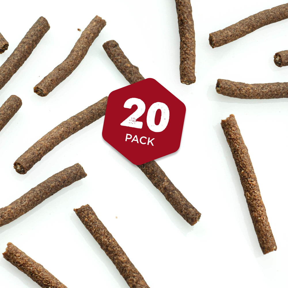 Best Bully Sticks beef snap sticks promote dental health through crunchy texture