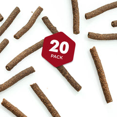 Best Bully Sticks beef snap sticks promote dental health through crunchy texture