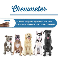 Best Bully Sticks dental-health long-lasting chew helps scrape tartar and plaque during chewing